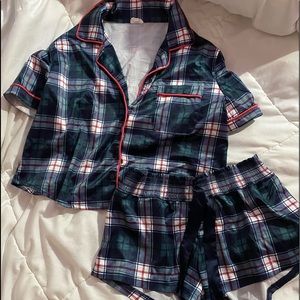 GARAGE Christmas PJ Satin Set